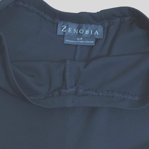 ZENOBIA Black Soft Stretch Jersey Knit Set S Canada Elevated Everyday Minimalist - Picture 2 of 13